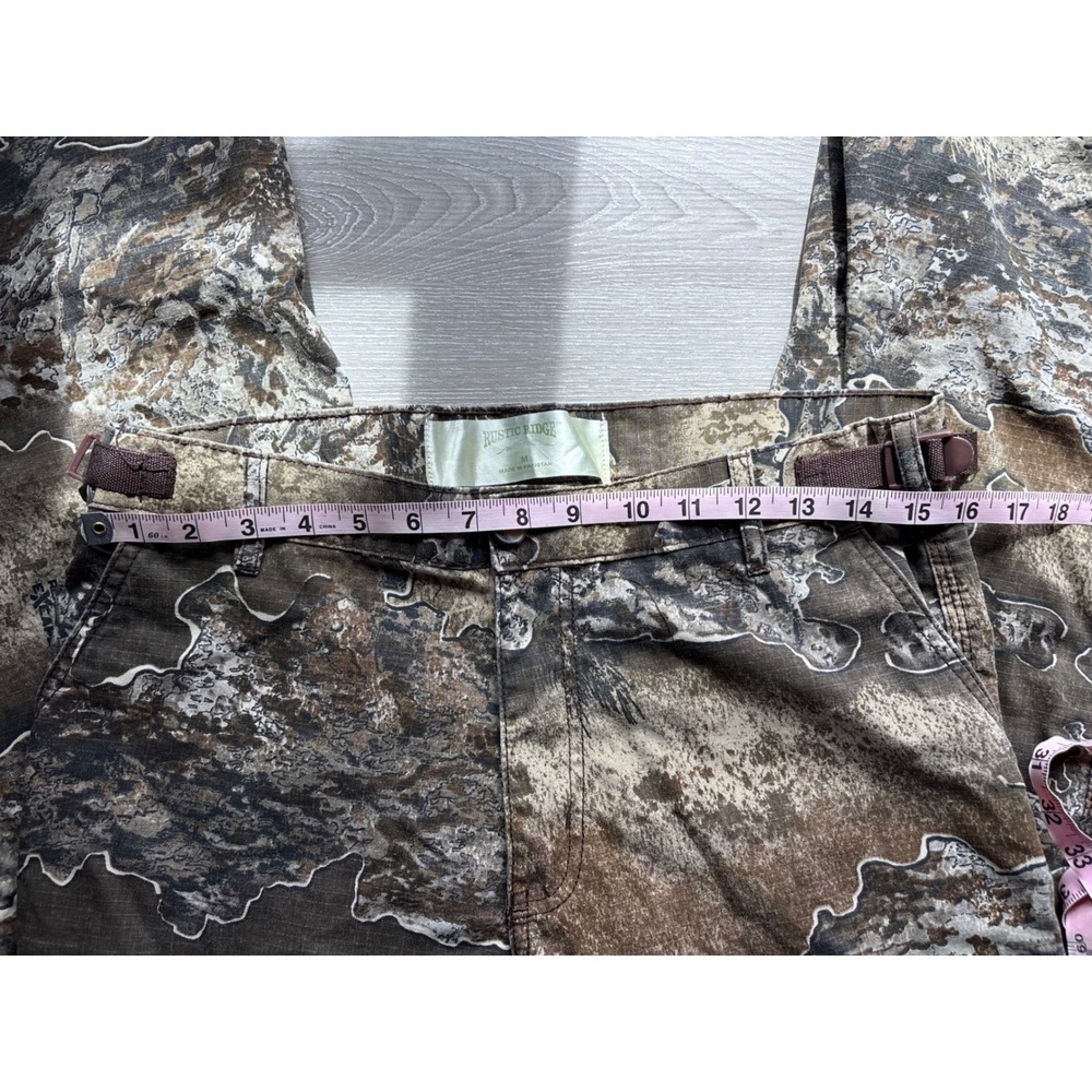 Rustic Ridge Mens M Realtree Excape Camo Cargo Pants Ripstop Hunting Tactical - Picture 5 of 9